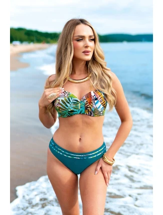 Dámske plavky Aruba 1 S 730 V1AR1 Green - Self Dámske plavky Aruba 1 S 730 V1AR1 Green - Self