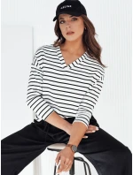 Dámska pruhovaná blúzka VARASE white FashionStreet RY2365 Dámska pruhovaná blúzka VARASE white FashionStreet RY2365