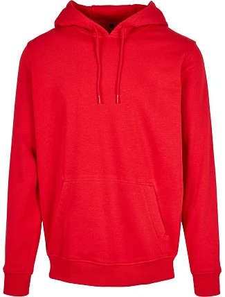 Build your Brand BY 011 Mikina s kapucňou z hrubej bavlny 56.0011 city red Build your Brand BY 011 Mikina s kapucňou z hrubej bavlny 56.0011 city red