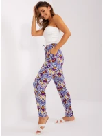 Nohavice D73770M61869O fialová Nohavice D73770M61869O fialová