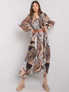 Šaty LC SK 22K 3038.78P čierna a béžová