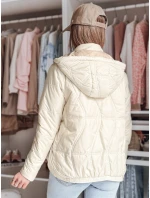 Dámska prechodná prešívaná bunda MARISSIA white FashionStreet TY4850 Dámska prechodná prešívaná bunda MARISSIA white FashionStreet TY4850