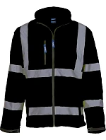Yoko HVK 09 Hi-Vis softshellová bunda 79.VK09 čierna Yoko HVK 09 Hi-Vis softshellová bunda 79.VK09 čierna