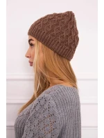 Fleecová čiapka Roma K224 mocca