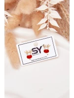 Náušnice Renifery ze chirurgické oceli