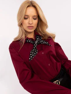 Košeľa DHJ KS 20172.36P bordová