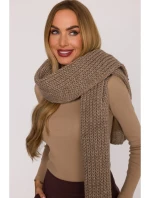 M896 Rebrovaná šatka - béžová