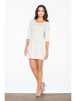 Šaty Melania M122 béžovej - Figl