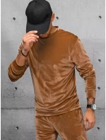 Pánska velúrová mikina velúr FashionStreet BX5530