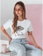 Dámske tričko s potlačou WOMANPOW white FashionStreet RY2804 Dámske tričko s potlačou WOMANPOW white FashionStreet RY2804