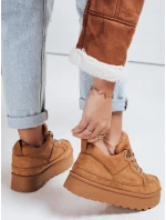 Dámske tenisky s kožušinou na ťavej platforme FashionStreet ZY1068