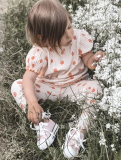 Dziecięce Brokatowe Trampki Różowe Bling-Bling