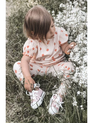 Dziecięce Brokatowe Trampki Różowe Bling-Bling