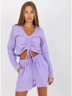 Blúzka D70031F11106A3 svetlo fialová