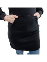 Dámske mikinové šaty GLANO - čierne