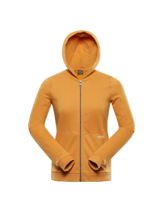 Detská bavlnená mikina NAX MOLDO golden nugget