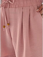 Dámske látkové šortky SUMMER TRIP pink FashionStreet SY0437 Dámske látkové šortky SUMMER TRIP pink FashionStreet SY0437
