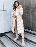 Dámsky zimný kabát SCARLET white FashionStreet TY5516 Dámsky zimný kabát SCARLET white FashionStreet TY5516