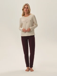 Henderson Dámske pyžamo 42709 Freja long/r S-2XL