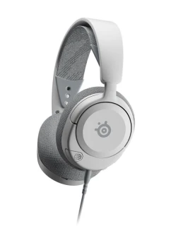 Herná náhlavná súprava Steelseries Arctis Nova 1P s káblovou čelenkou biela
