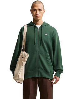 Pánska mikina Nike Club BB FZ Hoodie, zelená, FN3861 323, veľkosť XL