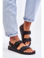 Damskie Lekkie Sandały Big Star LL274745 Czarne