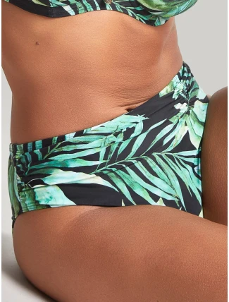 Dámske plavky Bali Midi Brief SW1646 Green Printed - Panache Dámske plavky Bali Midi Brief SW1646 Green Printed - Panache
