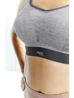 Športová podprsenka 7341B Non Wired Bra charcoal marl grey - Panache
