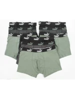 Pánske boxerky Puma 9-Pack Black Grey Khaki Comfortable Cotton