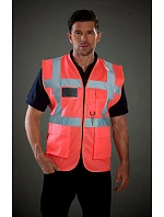 Yoko HVW 801 Hi-Vis multifunkčná vesta 79.W801 nebesky modrá
