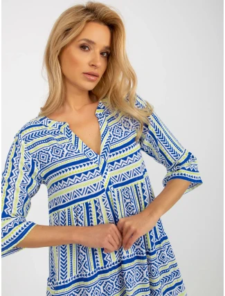 Dámske šaty D73771M30214F tmavo modré - FPrice