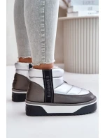 Nízke snežnice na hrubej podrážke D.Franklin Silver Nízke snežnice na hrubej podrážke D.Franklin Silver