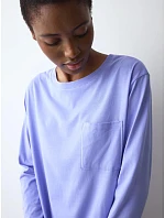 Nočné košele Nightdresses Good NDK LSL 08 P modrá Jacaranda – TRIUMPH Nočné košele Nightdresses Good NDK LSL 08 P modrá Jacaranda – TRIUMPH