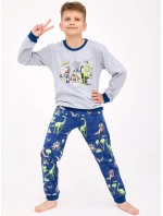 Cornette Young Boy 966/163 Dinosaur pyžamo dĺžka/r 134-164