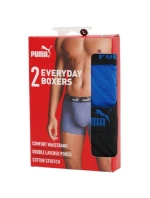 Pánske boxerky Puma 2-Pack Blue Black Comfortable Cotton Pánske boxerky Puma 2-Pack Blue Black Comfortable Cotton