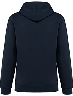 Kariban K 4013 Unisex mikina s kapucňou 20.K013 tmavomodrá/červená tartanová