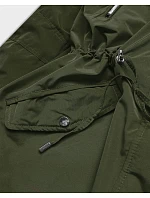 Dámska obojstranná zimná bunda khaki black (w557-1big) Dámska obojstranná zimná bunda khaki black (w557-1big)