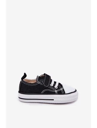 Trampki Dziecięce Na Rzep Czarne Obidana