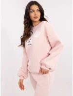 Mikina EM BL 617 16.01X svetlo ružová