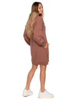 M676 Svetrová tunika so zipsami - čierna