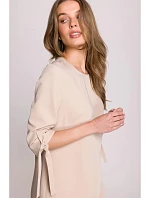 Dámske šaty S393 béžová - Stylove Dámske šaty S393 béžová - Stylove