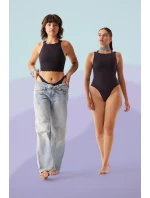 Dámsky top ZERO Feel 2.0 Racer - BLACK - black 0004 - SLOGGI