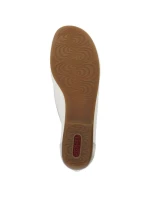 Pohodlné kožené poltopánky Rieker W RKR658 beige