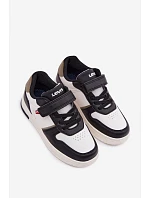 Detské tenisky na suchý zips LEVI'S KICK SE VIRV0152S Bielo-modré Detské tenisky na suchý zips LEVI'S KICK SE VIRV0152S Bielo-modré