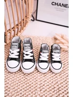 Dziecięce Wysokie Trampki Z Suwakiem BIG STAR HH374188 Czarne