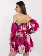 MI SK šaty A1447.84 čierno-ružové