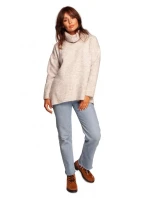 Mikina s rolákom a pulóvrom BK086 - BeWear