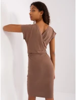 Dámske šaty RV SK 8018.91 Brown - Rue Paris