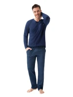 Luna 804 long/r M-2XL Z24 pánske pyžamo