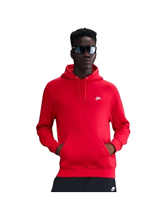 Pánska mikina Nike Club BB Sweatshirt Red FN3859 657 Pánske Pánska mikina Nike Club BB Sweatshirt Red FN3859 657 Pánske